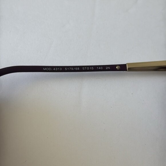 Versace VE 4313 Sunglasses 517968 Eggplant Violet Havana/ Violent Gradient Brown main image 2